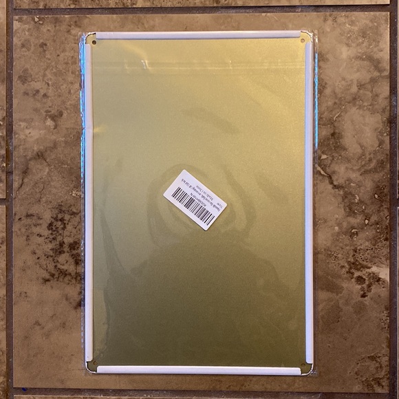 NEW Finamille Raccoons Tin Bathroom Sign. Still in original package. - Picture 3 of 4